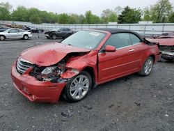 Salvage cars for sale from Copart Grantville, PA: 2008 Chrysler Sebring Limited