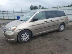Salvage cars for sale at Harleyville, SC auction: 2005 Honda Odyssey LX