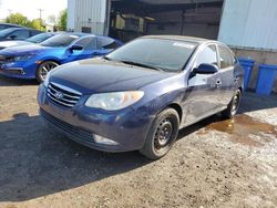 Salvage cars for sale at New Britain, CT auction: 2010 Hyundai Elantra Blue