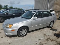 Salvage cars for sale from Copart Lawrenceburg, KY: 2004 Hyundai Accent GL