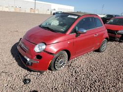 Fiat 500 Lounge salvage cars for sale: 2012 Fiat 500 Lounge