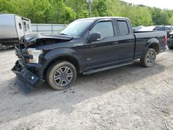 Salvage trucks for sale at Hurricane, WV auction: 2017 Ford F150 Super Cab