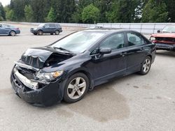 Salvage cars for sale from Copart Arlington, WA: 2010 Honda Civic LX-S