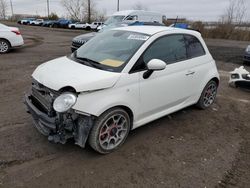 Vehiculos salvage en venta de Copart Montreal Est, QC: 2015 Fiat 500 Sport