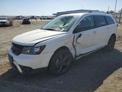 Salvage cars for sale from Copart San Diego, CA: 2018 Dodge Journey Crossroad