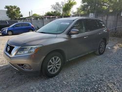 Salvage cars for sale from Copart Opa Locka, FL: 2014 Nissan Pathfinder S