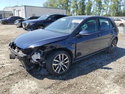 Salvage cars for sale from Copart Arlington, WA: 2015 Volkswagen Golf