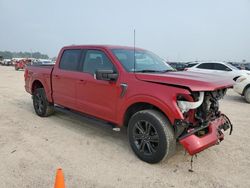 Salvage cars for sale at Houston, TX auction: 2022 Ford F150 Supercrew