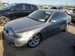 Salvage cars for sale from Copart Tucson, AZ: 2007 BMW 525 I