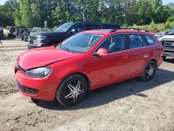 Salvage cars for sale at North Billerica, MA auction: 2014 Volkswagen Jetta TDI
