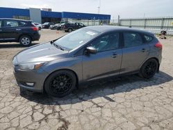 Salvage cars for sale at Woodhaven, MI auction: 2016 Ford Focus SE