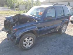 Salvage cars for sale from Copart York Haven, PA: 2002 Jeep Liberty Limited
