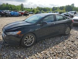 Salvage cars for sale at Candia, NH auction: 2017 Ford Fusion SE