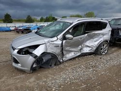 Salvage cars for sale from Copart Lansing, MI: 2014 Ford Escape Titanium