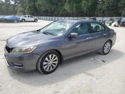 Salvage cars for sale from Copart Ocala, FL: 2015 Honda Accord EX