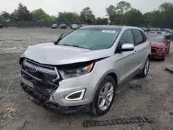 Salvage cars for sale from Copart Madisonville, TN: 2018 Ford Edge Titanium