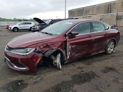 Salvage cars for sale from Copart Fredericksburg, VA: 2017 Chrysler 200 Limited