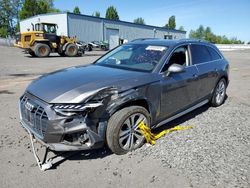 Salvage cars for sale at Portland, OR auction: 2020 Audi A4 Allroad Premium Plus