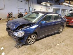 Salvage cars for sale at Wheeling, IL auction: 2007 Toyota Corolla CE