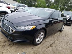 Salvage cars for sale at Seaford, DE auction: 2018 Ford Fusion SE