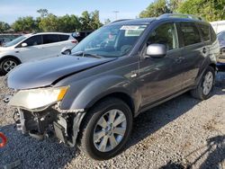 Salvage cars for sale from Copart Riverview, FL: 2008 Mitsubishi Outlander XLS