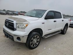 Salvage cars for sale at San Antonio, TX auction: 2011 Toyota Tundra Crewmax SR5