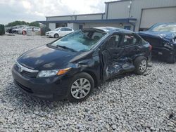 Salvage cars for sale at Wayland, MI auction: 2012 Honda Civic LX