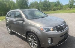 Salvage cars for sale from Copart Bowmanville, ON: 2014 KIA Sorento SX