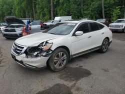Salvage cars for sale from Copart East Granby, CT: 2015 Honda Crosstour EXL