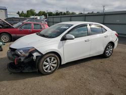Salvage cars for sale at Pennsburg, PA auction: 2016 Toyota Corolla L