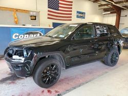 Salvage cars for sale at Angola, NY auction: 2018 Jeep Grand Cherokee Laredo