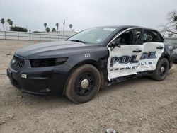 Salvage cars for sale from Copart Mercedes, TX: 2016 Ford Taurus Police Interceptor