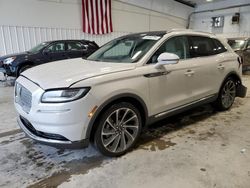 Lincoln Nautilus Reserve salvage cars for sale: 2021 Lincoln Nautilus Reserve