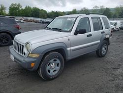 Salvage cars for sale from Copart Grantville, PA: 2005 Jeep Liberty Sport