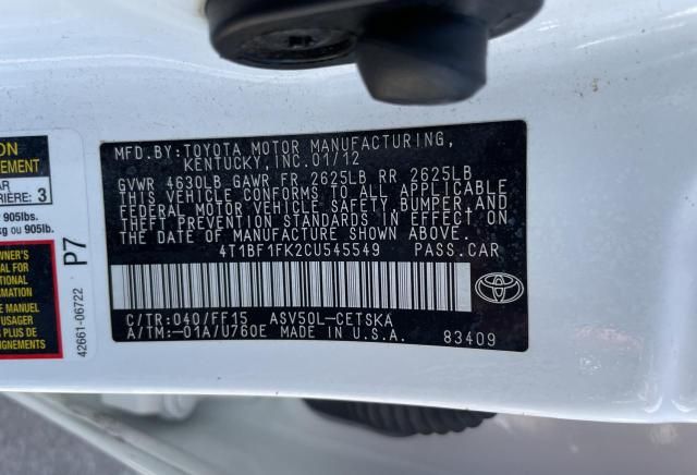 2012 Toyota Camry Base