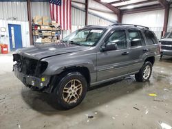 Jeep salvage cars for sale: 2002 Jeep Grand Cherokee Laredo