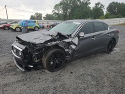 Salvage cars for sale from Copart Gastonia, NC: 2018 Infiniti Q50 Luxe