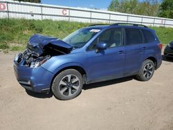 Salvage cars for sale from Copart Davison, MI: 2017 Subaru Forester 2.5I Premium