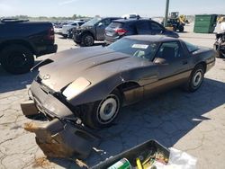 Salvage cars for sale at Lebanon, TN auction: 1987 Chevrolet Corvette