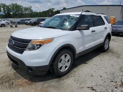Salvage cars for sale at Spartanburg, SC auction: 2013 Ford Explorer