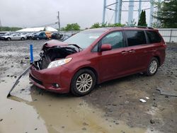 Salvage cars for sale at Windsor, NJ auction: 2017 Toyota Sienna XLE
