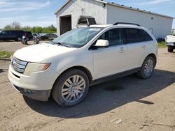 Salvage cars for sale at Portland, MI auction: 2008 Ford Edge Limited