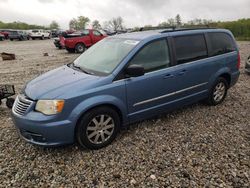 Salvage cars for sale from Copart West Warren, MA: 2012 Chrysler Town & Country Touring