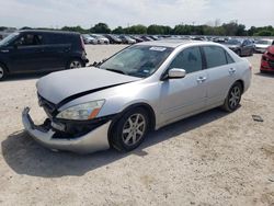 Salvage cars for sale from Copart San Antonio, TX: 2003 Honda Accord EX