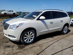 Salvage cars for sale at Woodhaven, MI auction: 2015 Buick Enclave