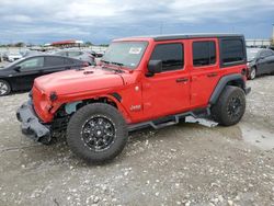 Jeep salvage cars for sale: 2018 Jeep Wrangler Unlimited Sport