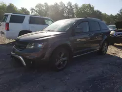 Salvage cars for sale from Copart Madisonville, TN: 2017 Dodge Journey Crossroad