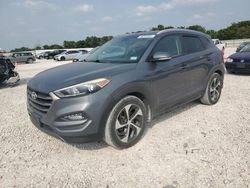 Salvage cars for sale at New Braunfels, TX auction: 2016 Hyundai Tucson Limited