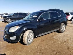 Salvage cars for sale at Amarillo, TX auction: 2016 Chevrolet Equinox LT