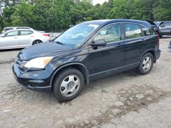 Salvage cars for sale at Austell, GA auction: 2010 Honda CR-V LX